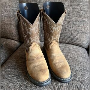 Men's Ariat Work Wide Square Toe Work Boots, Size 10.5